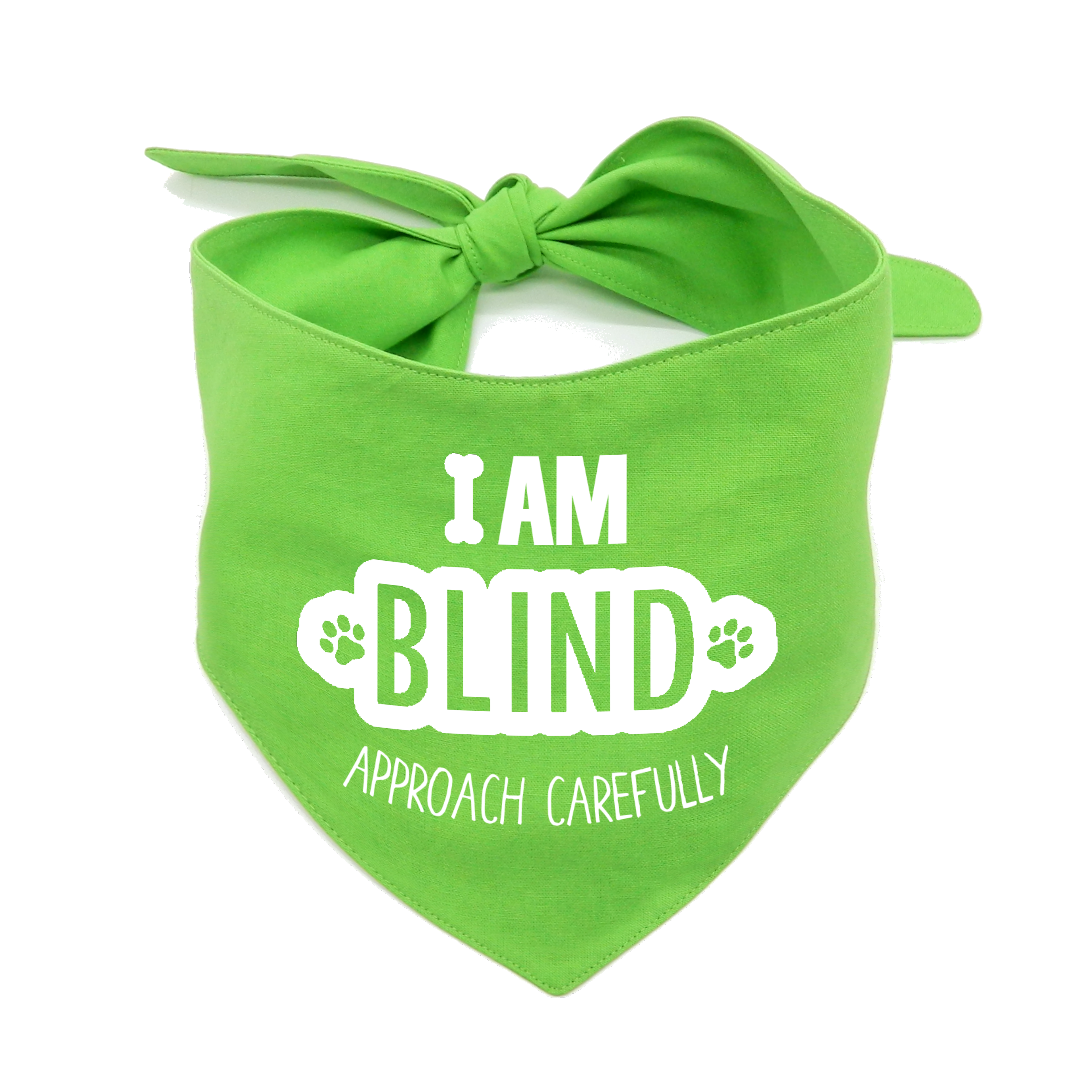 I Am Blind Dog Bandana –  Awareness Bandana for Visually Impaired Dog