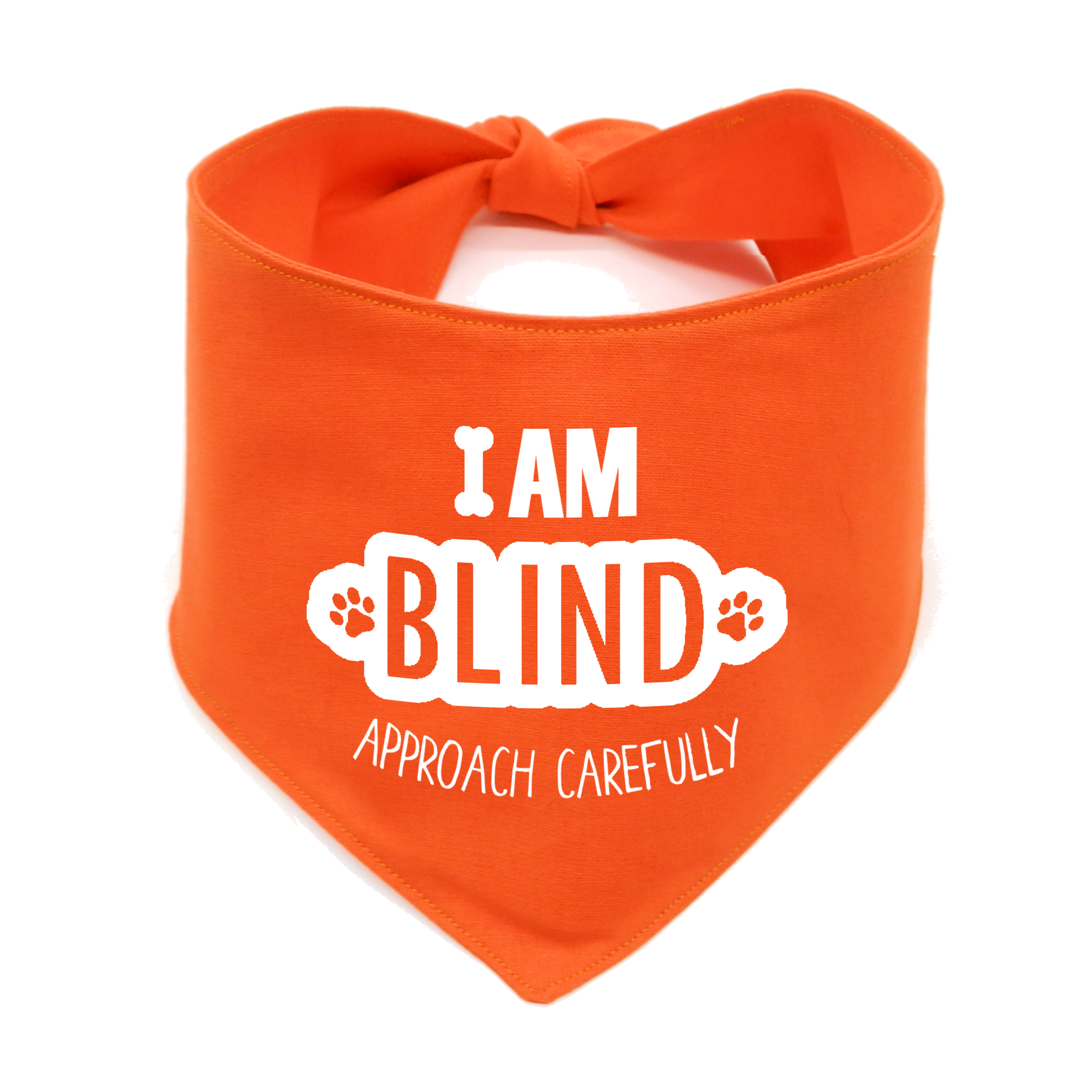 I Am Blind Dog Bandana –  Awareness Bandana for Visually Impaired Dog