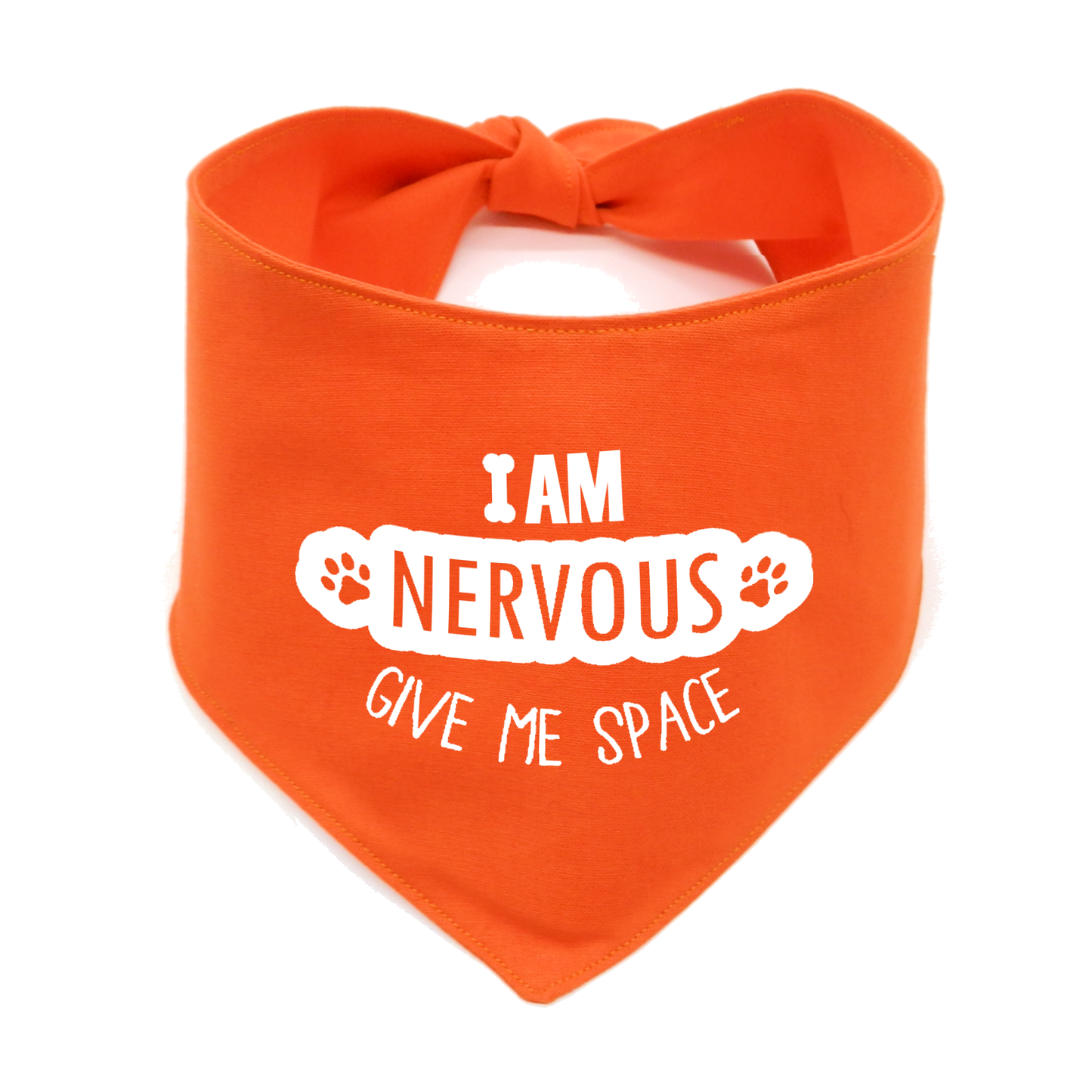 I Am Nervous Give Me Space Dog Bandana –  Awareness Bandana