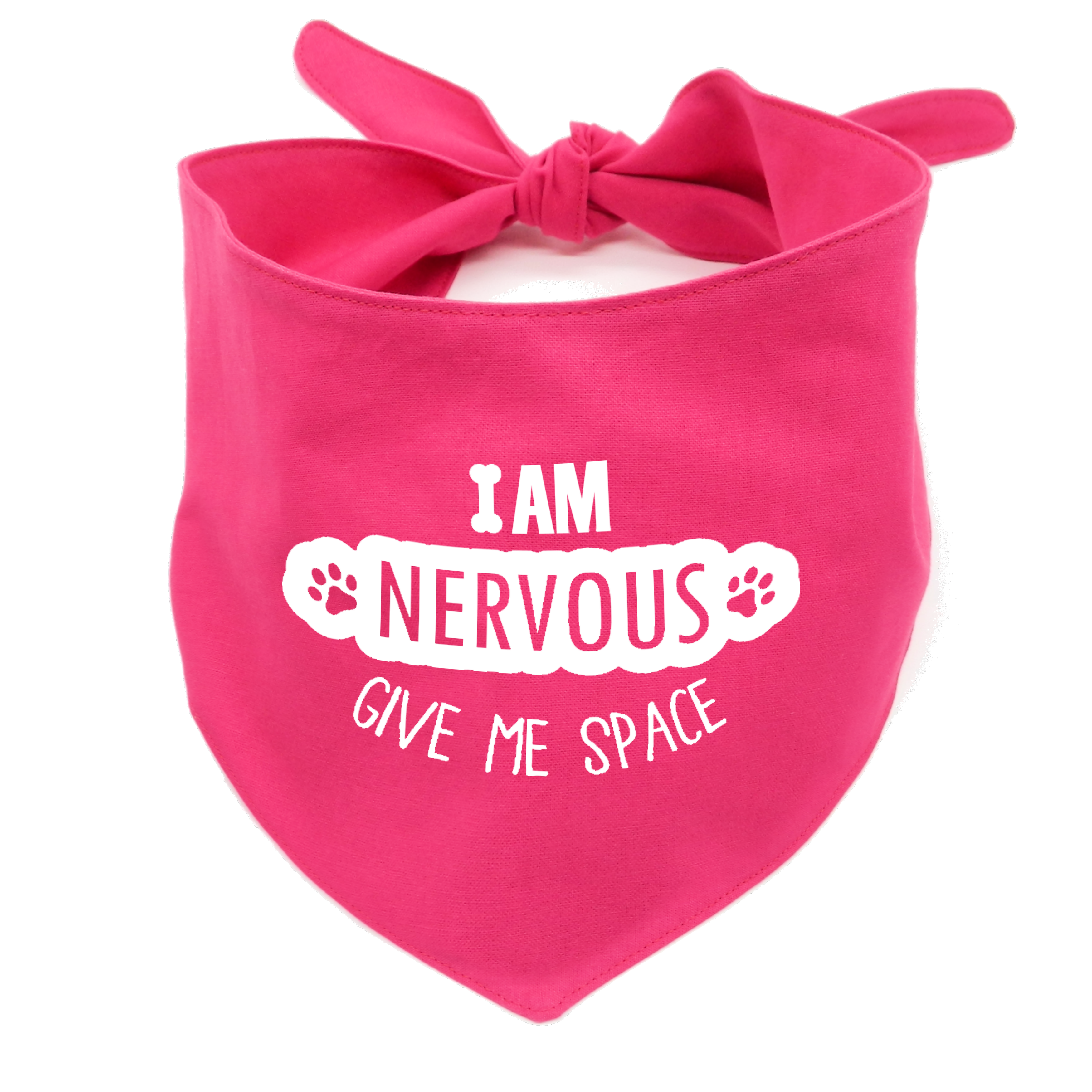 I Am Nervous Give Me Space Dog Bandana –  Awareness Bandana
