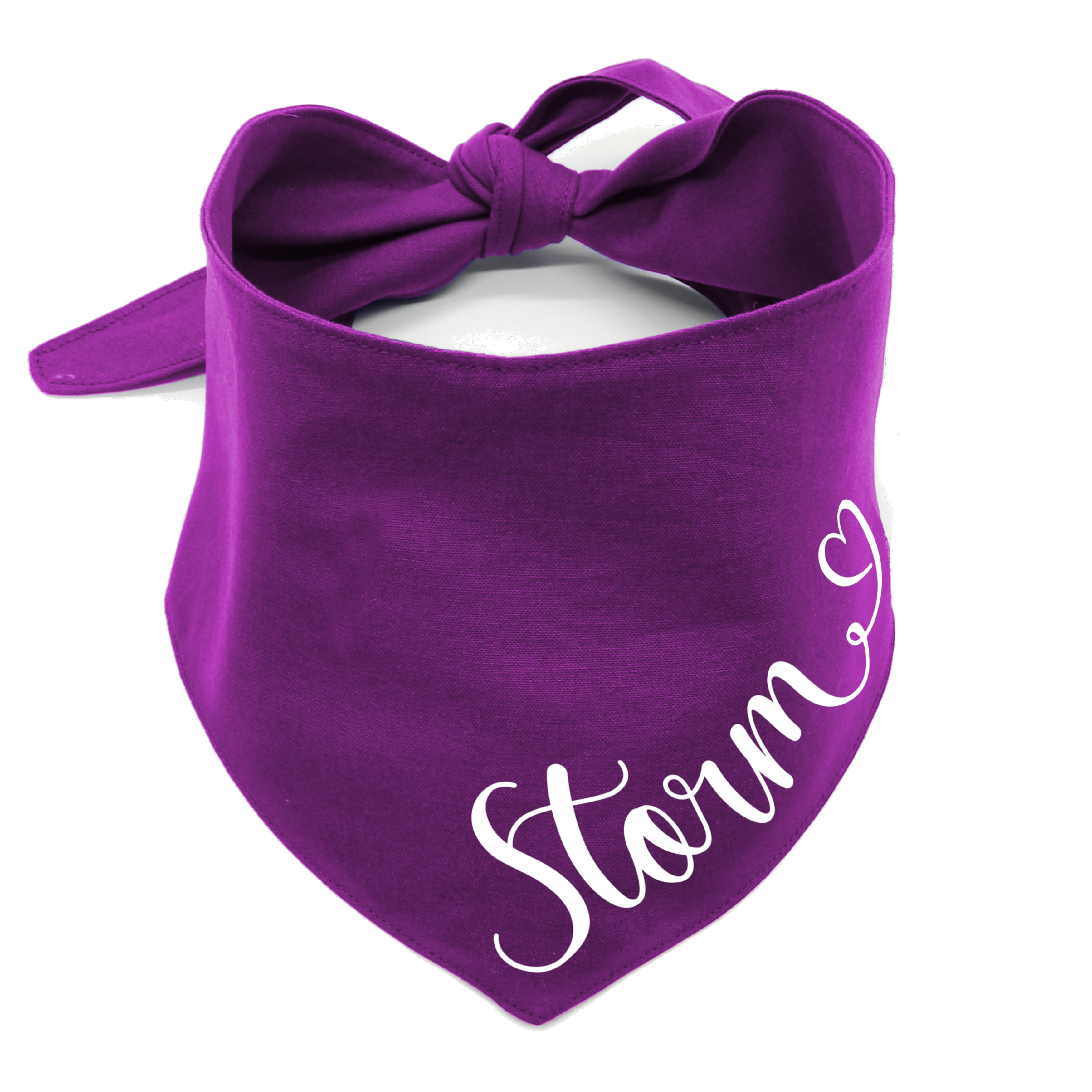 Personalised Dog Bandana with Name - Tie On