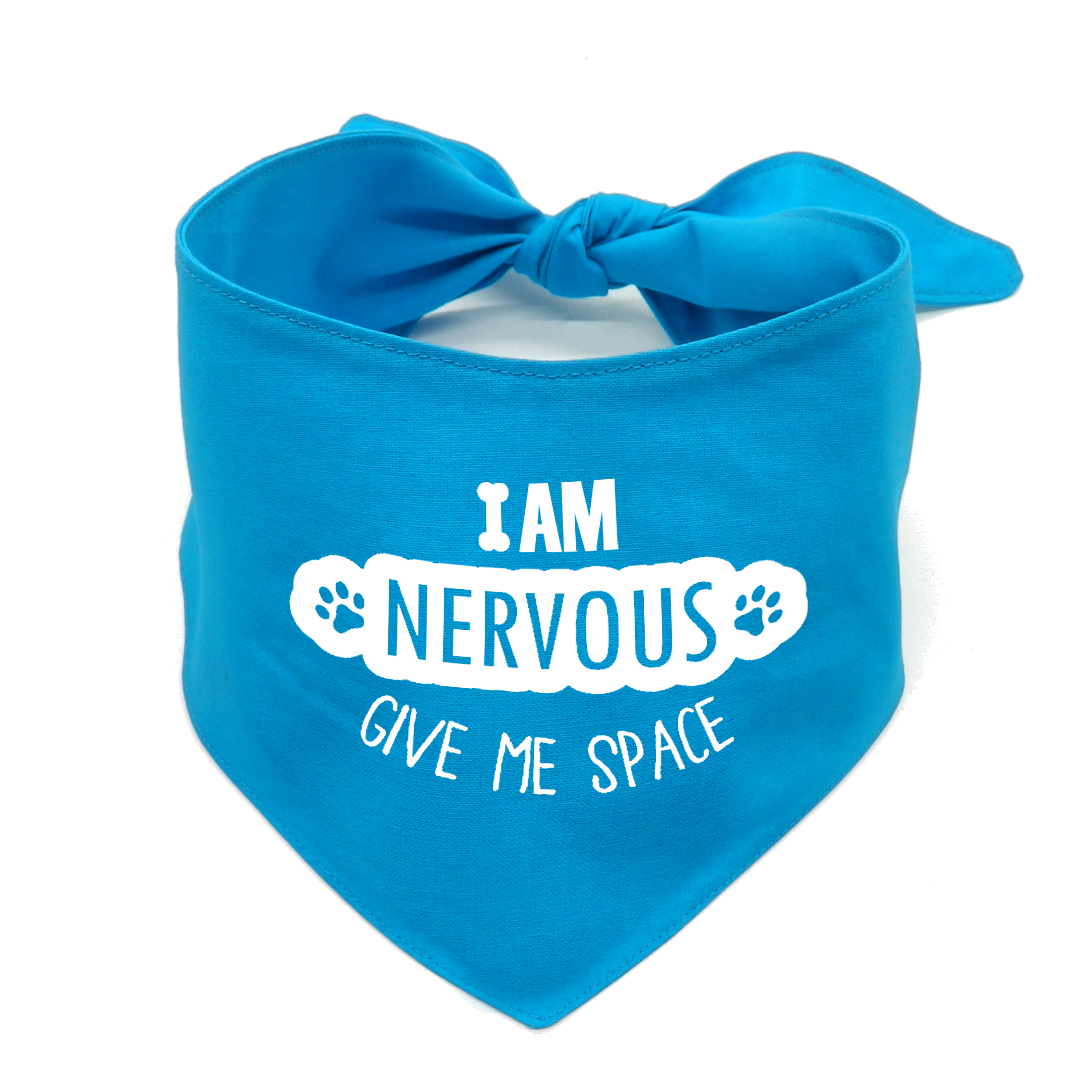 I Am Nervous Give Me Space Dog Bandana –  Awareness Bandana