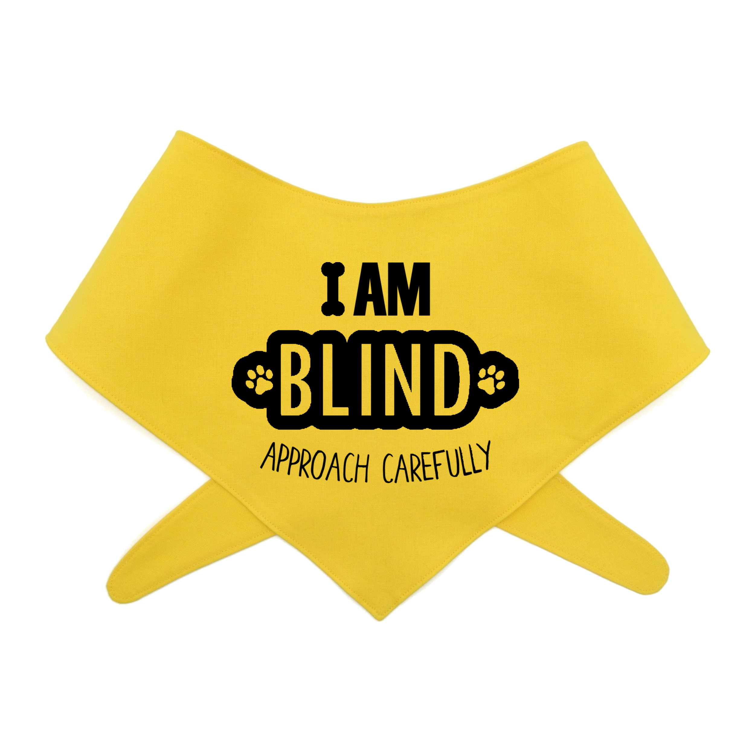 I Am Blind Dog Bandana –  Awareness Bandana for Visually Impaired Dog