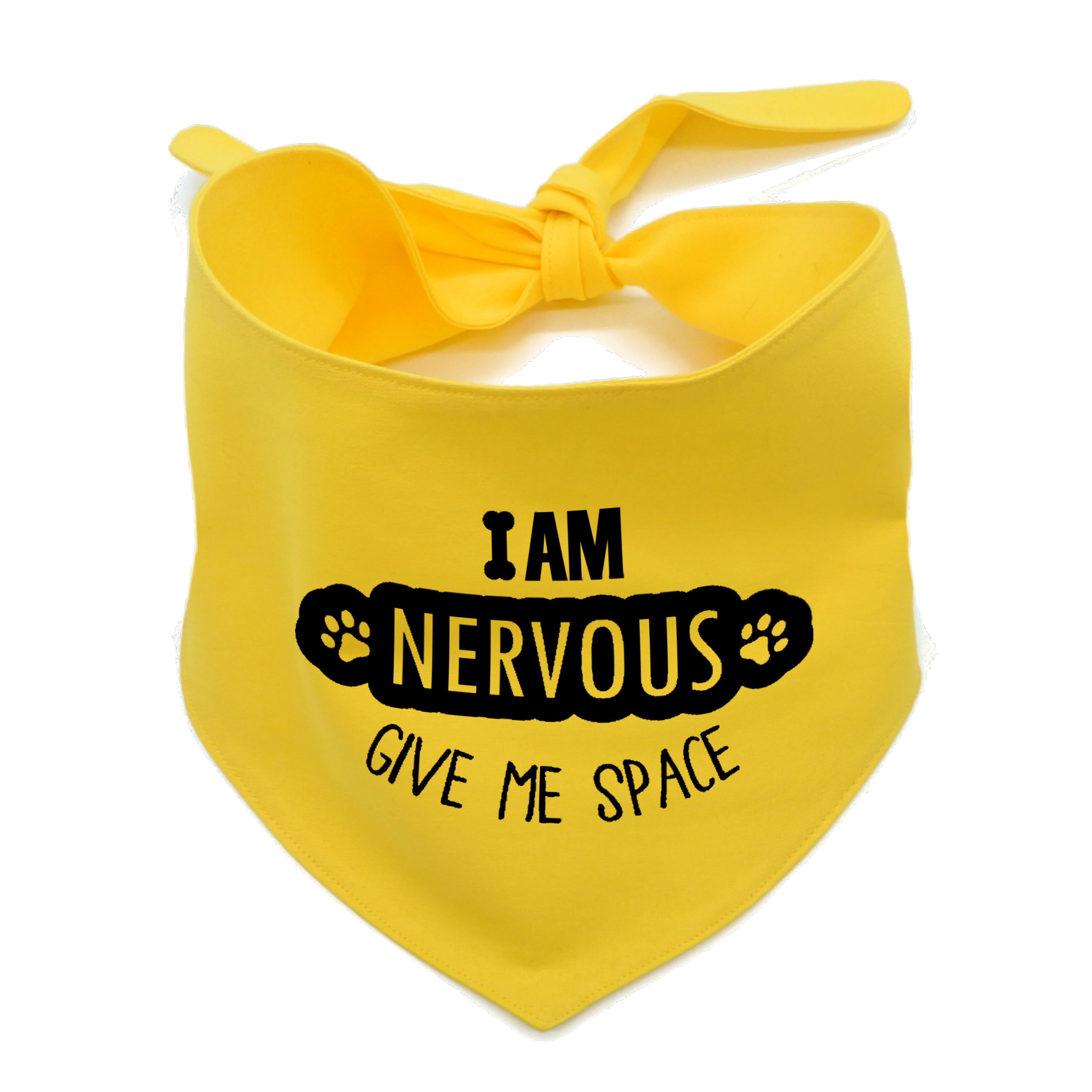 I Am Nervous Give Me Space Dog Bandana –  Awareness Bandana